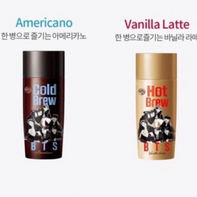 

Buruan serbu] BTS coffee cold brew americano / BTS Hot brew vanilla late 270 ml