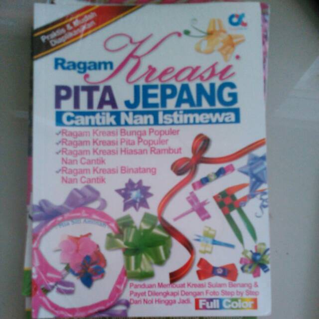 Buku Ragam Kreasi Pita Jepang Cantik Nan Istimewa Shopee Indonesia