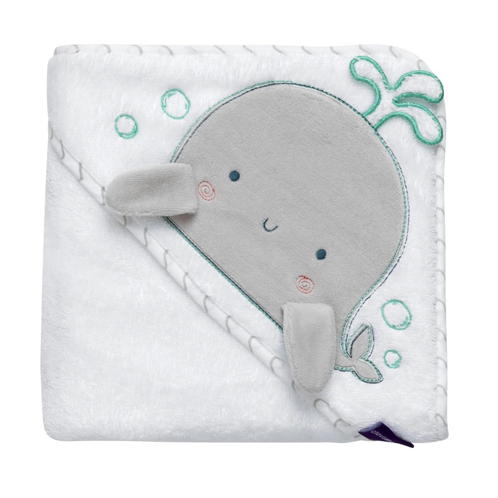 Clevamama Bamboo Apron Baby Bath Towel