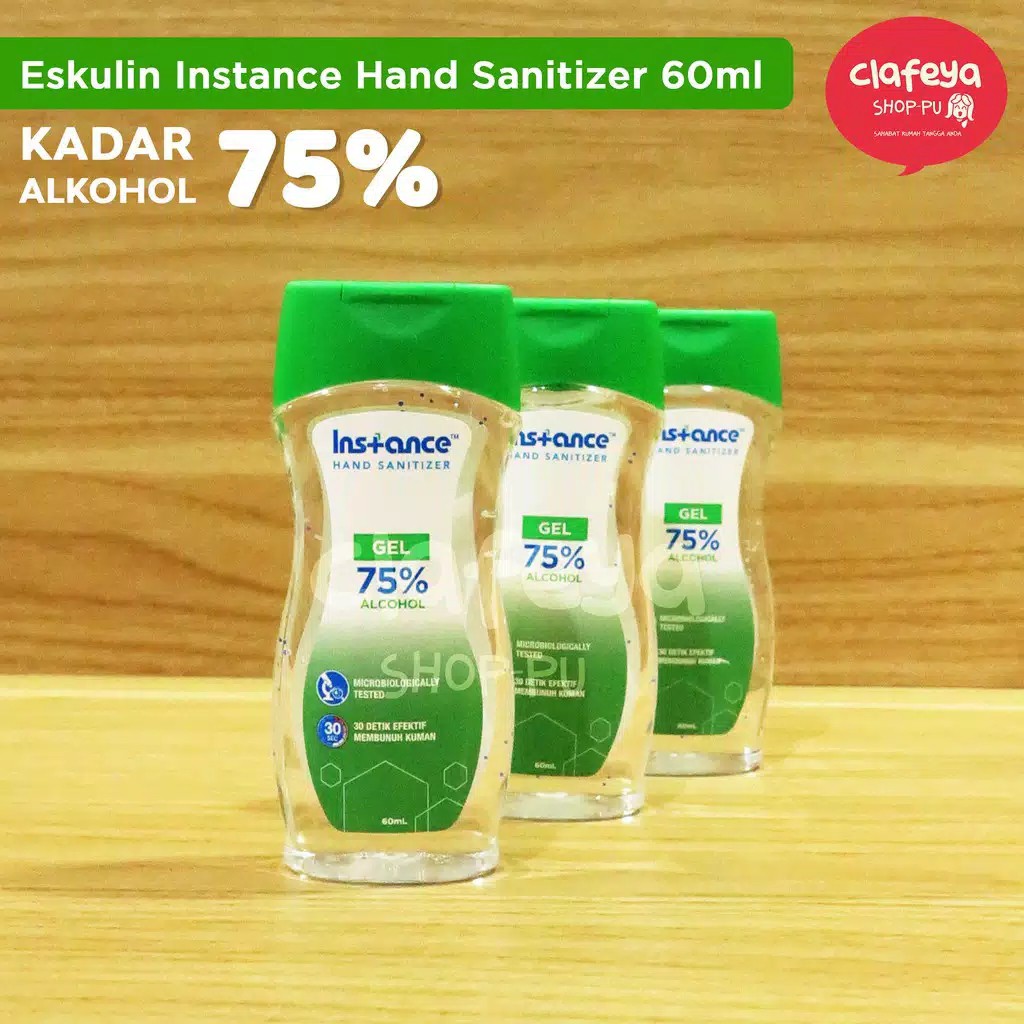 INSTANCE HAND SANITIZER GEL 60 ML ORIGINAL