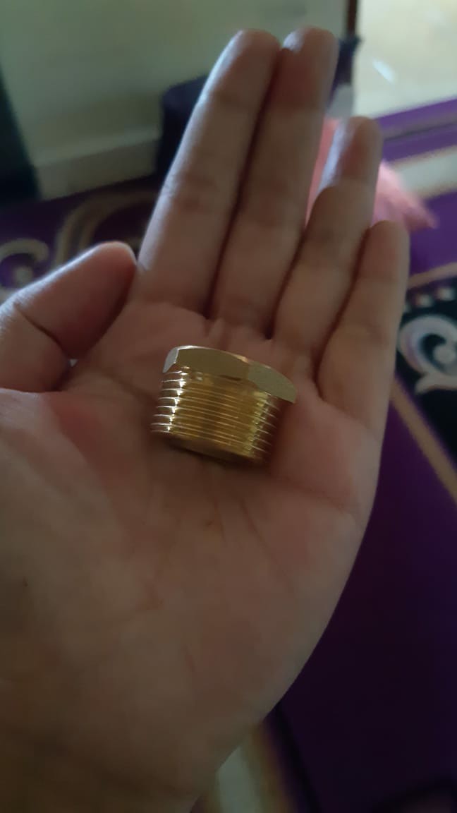 Nepel / Double Nepel Nepel Kuningan Forking Sock Drat Luar 1/2inch Mgj