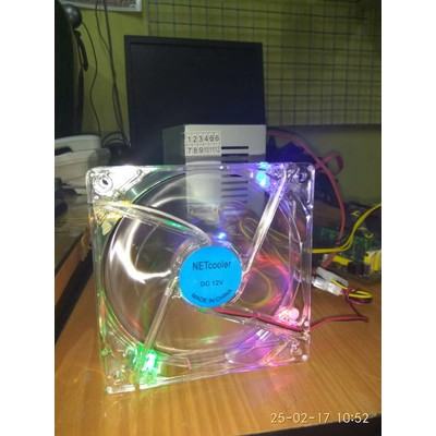 fan casing 12cm lampu