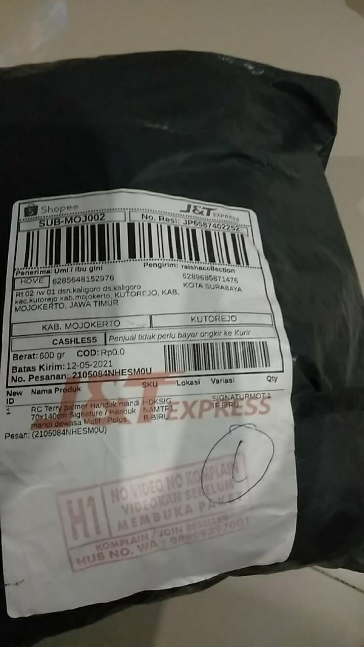 Rc Terry Palmer Handuk Mandi 70x140cm Signature / Handuk Mandi Dewasa Motif / Polos