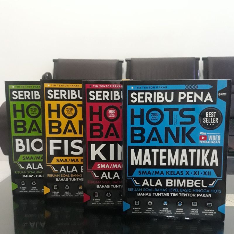 PAKET SOAL SMA ALA BIMBEL /  SERIBU PENA HOTS BANK MATEMATIKA,KIMIA,FISIKA,BIOLOGI SMA/MA-1