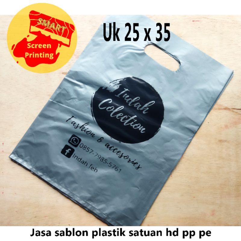 SABLON PLASTIK PACKING OLSHOP MURAH