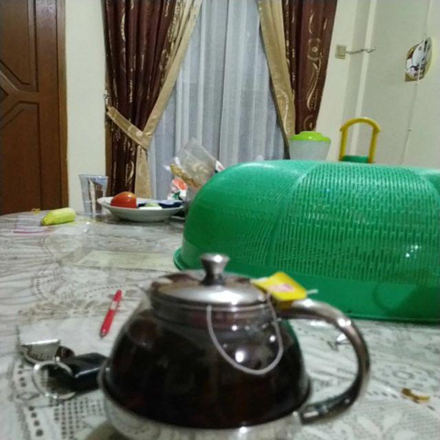 Teko+saringan Teko/kopi Multilply Function Pot 600ml 37-b Stainless Steel