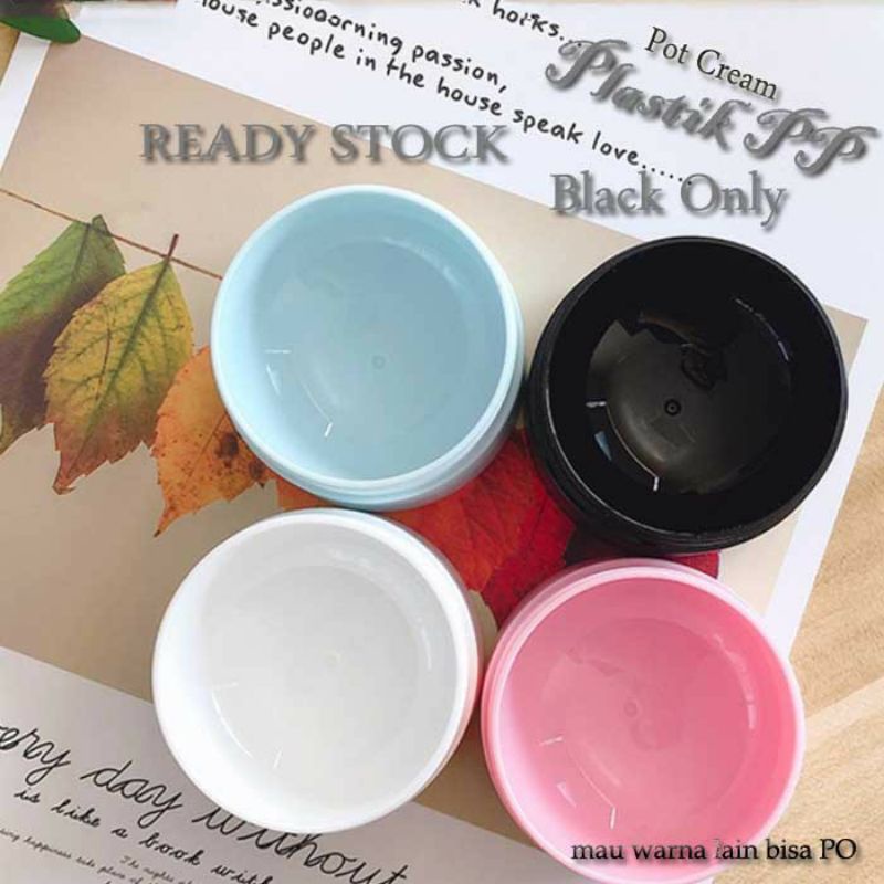 Pot Cream PP Plastik Tebal 15gr Wadah Kosmetik Wadah Pomade wadah Skincare 15ml