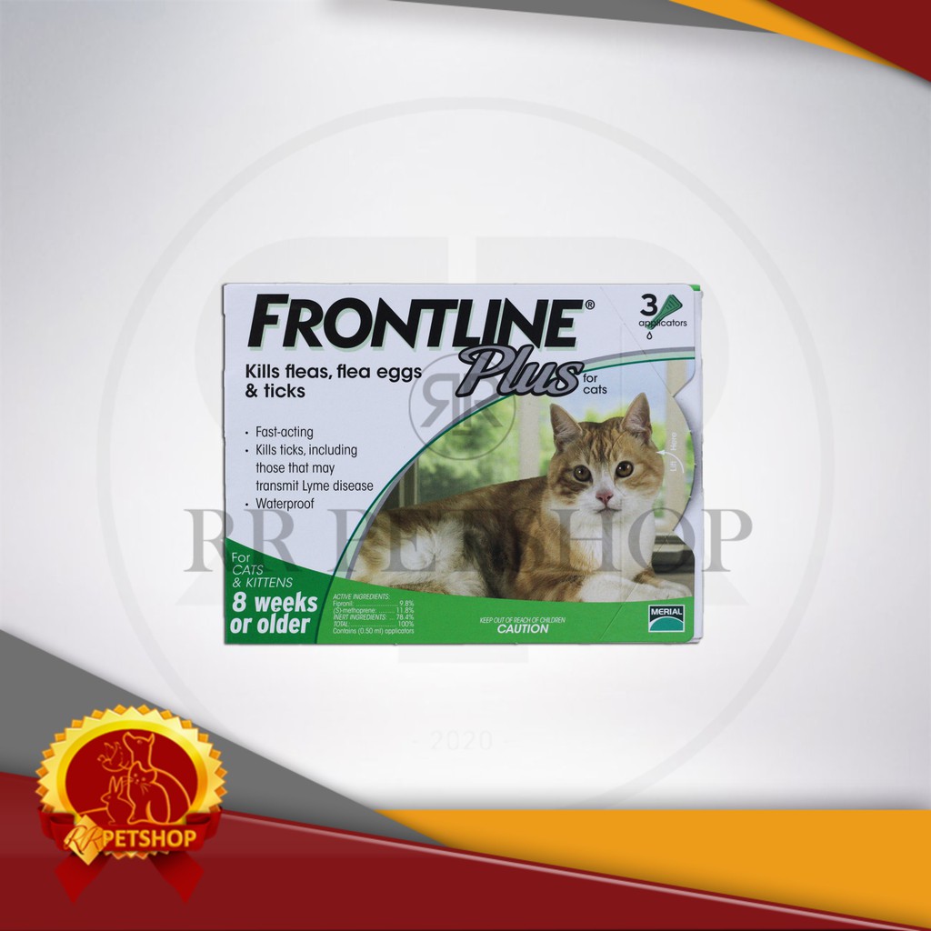 Frontline Plus 0.5 Ml /  Obat Kutu Kucing 0.5 Ml / 1 Pipet