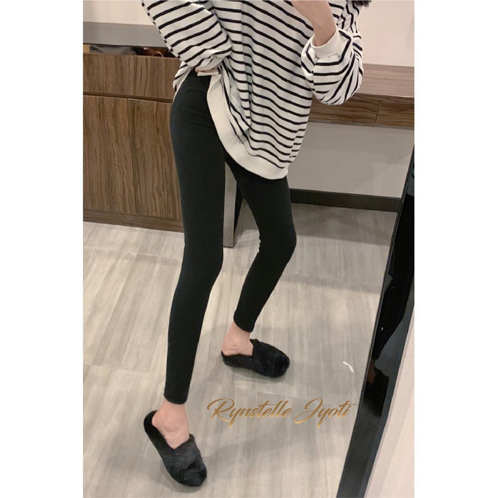 Rynstelle Legging Panjang Kaos Soft Rayon Premium