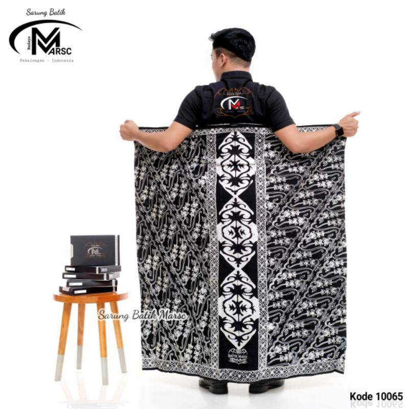 Sarung Batik Pekalongan Cap Pria Dewasa Bawahan Santri Muslim Fashion Asli Batik Katun Candi Mekar Budaya Tradisional Kota Batik Pekalongan