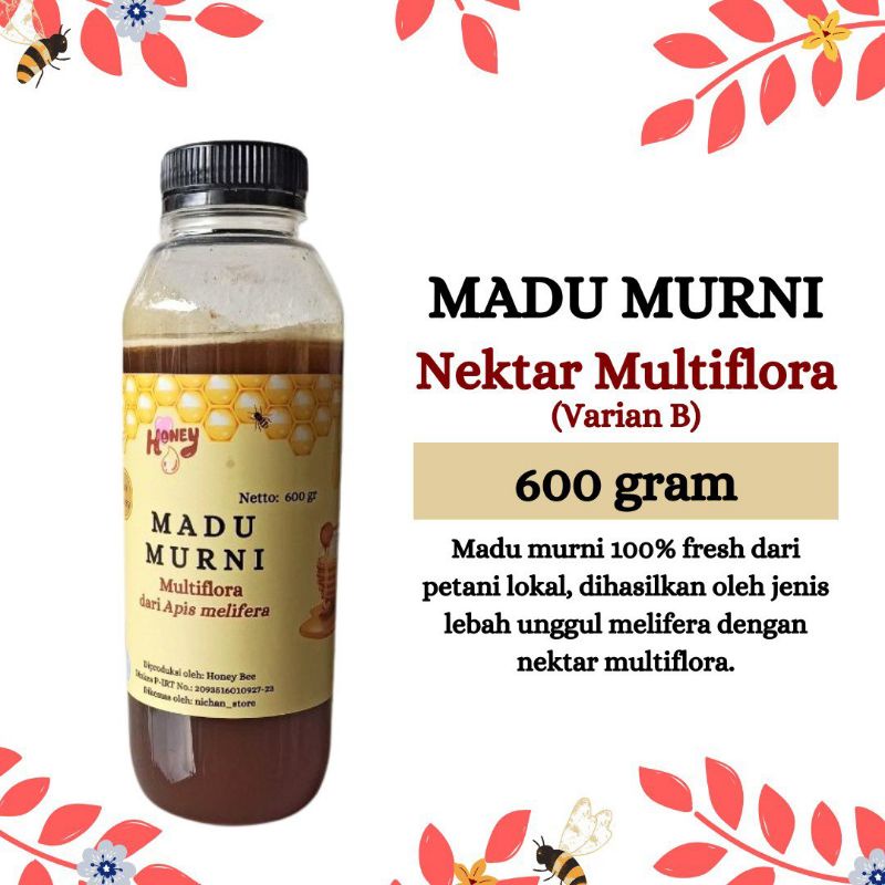 

Madu Asli / Madu Murni Multiflora 600 Gram