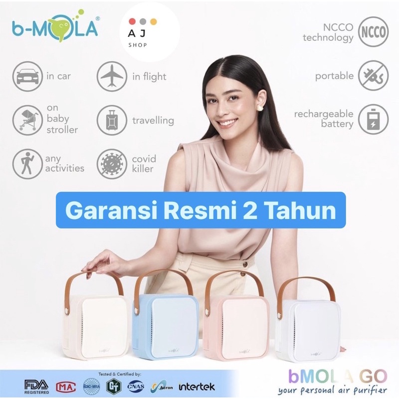 BMola Go 1804 NCCO B Mola b-MOLA Air Purifier Portable GARANSI RESMI