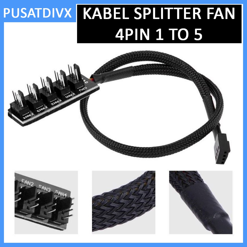 Kabel Fan Hub Pwm 4pin 5x Splitter Cooling Adapter Case 4 Pin Fanhub Shopee Indonesia Kabel Fan Hub Pwm 4pin 5x Splitter Cooling Adapter Case 4 Pin Fanhub Shopee Indonesia