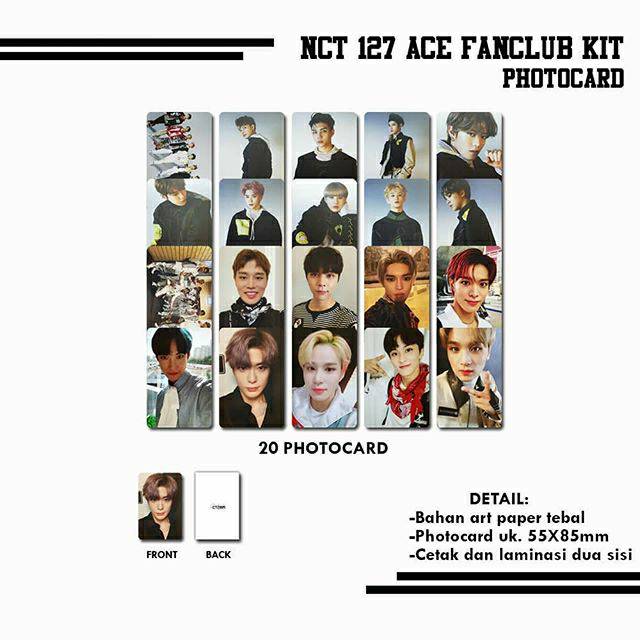 NCT 127 ACE FANCLUB KIT PHOTOCARD