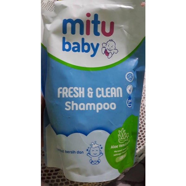 Mitu Baby Shampoo Fresh &amp; Clean 400 ml | Shampo Bayi Aloe Vera &amp; Kemiri &amp; Urang Aring_Cerianti