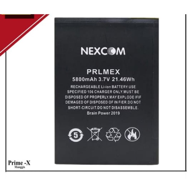 Baterai Batrai Nexcom Prima X Nexcom Manggis