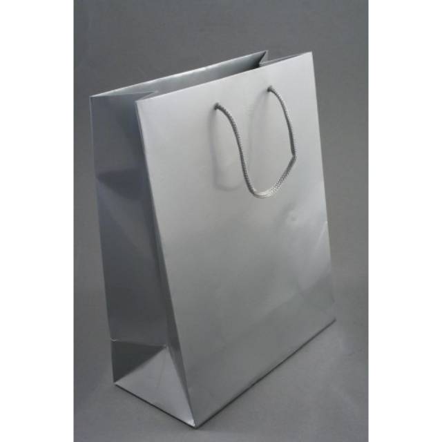 

Paperbag SILVER Folio karton Duplex isi 12pcs