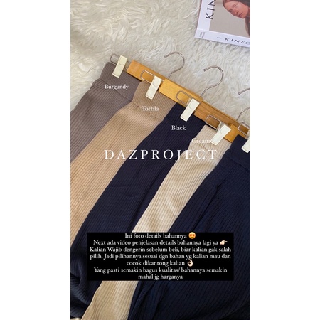 Rok knit span Rok Polos span Rok size Standart &amp; Rok Jumbo rajut hitam premium by DAZPROJECT rok kerja