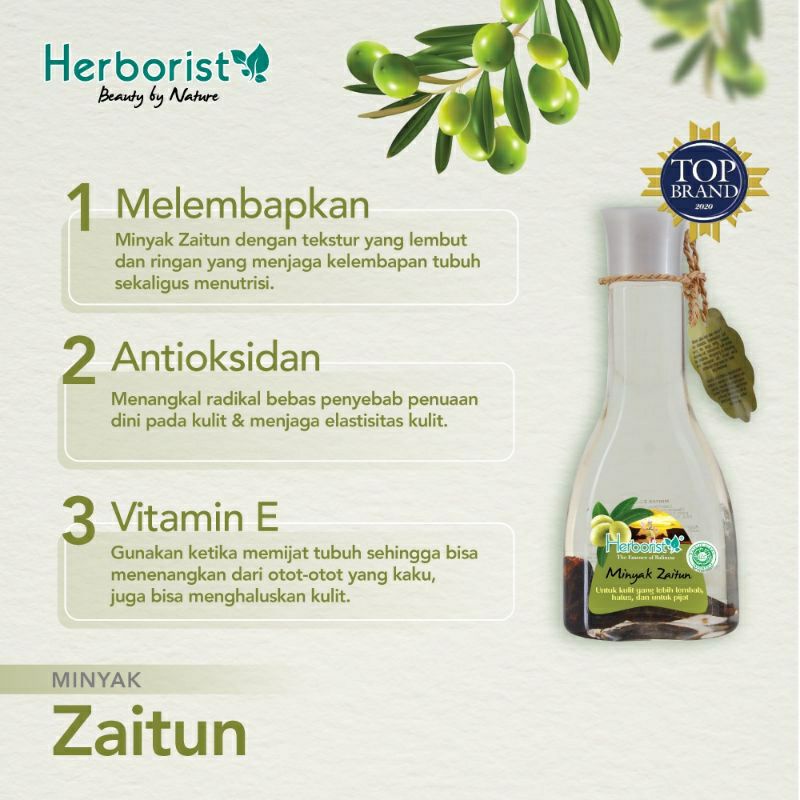 Herborist Minyak Zaitun 75mL 150mL