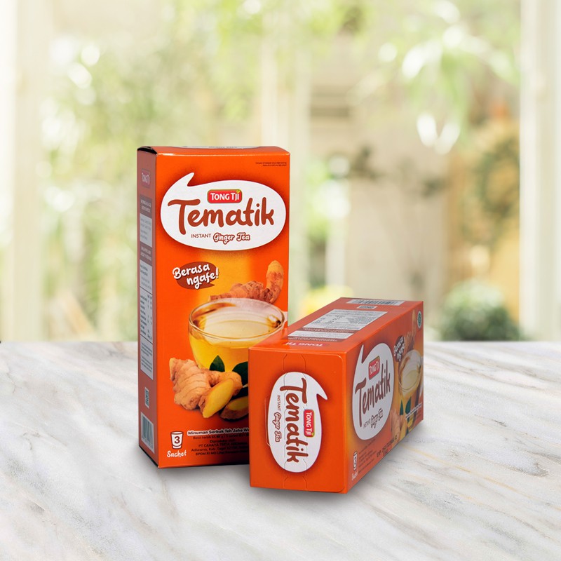 Tong Tji Bundling Tematik Ginger Tea 3 pack Gratis Gelas*