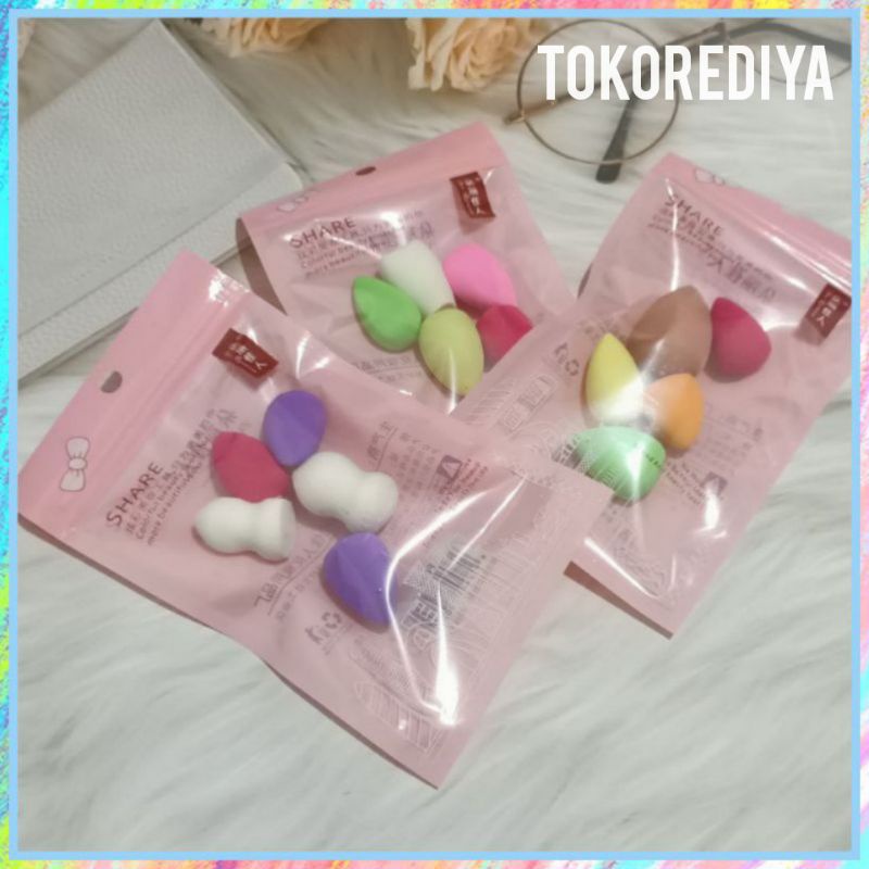 Make Up Set Lengkap Spons Make Up 8 In 1 Aifei Original Beauty Blender Spons Concealer Blender Mini Sponge Make Up Set