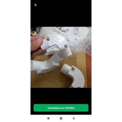 L BOW ELBOW KNEE PIPA PVC 20MM BOSS