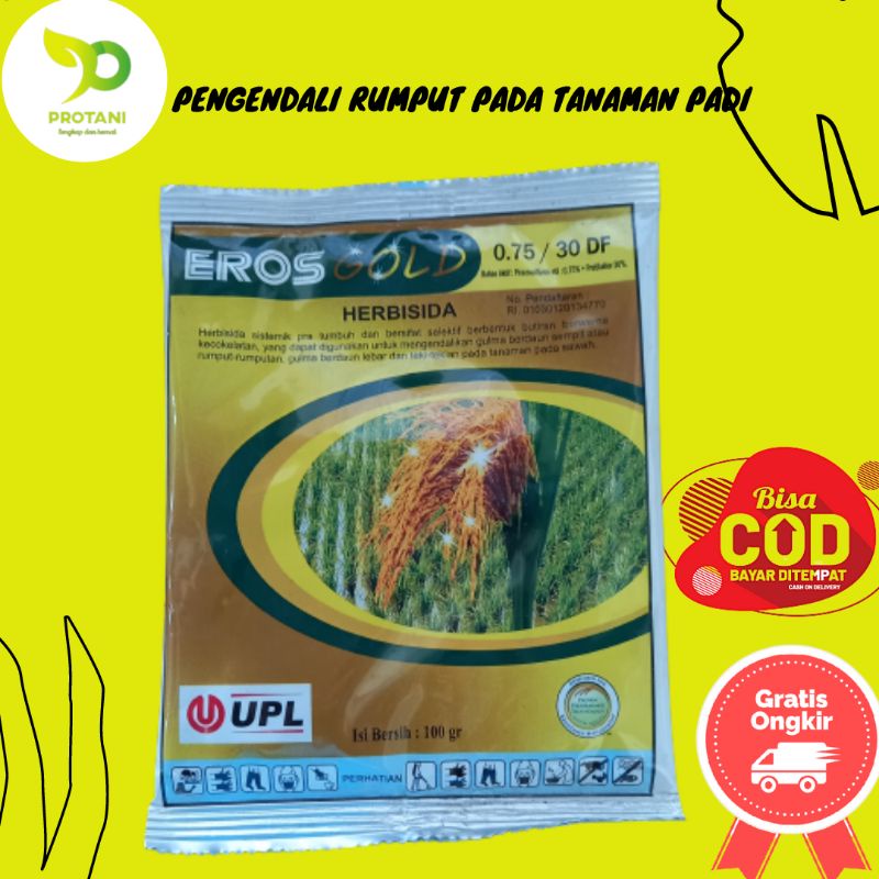 HERBISIDA PADI EROS GOLD 100GR- HERBISIDA RUMPUT PADI