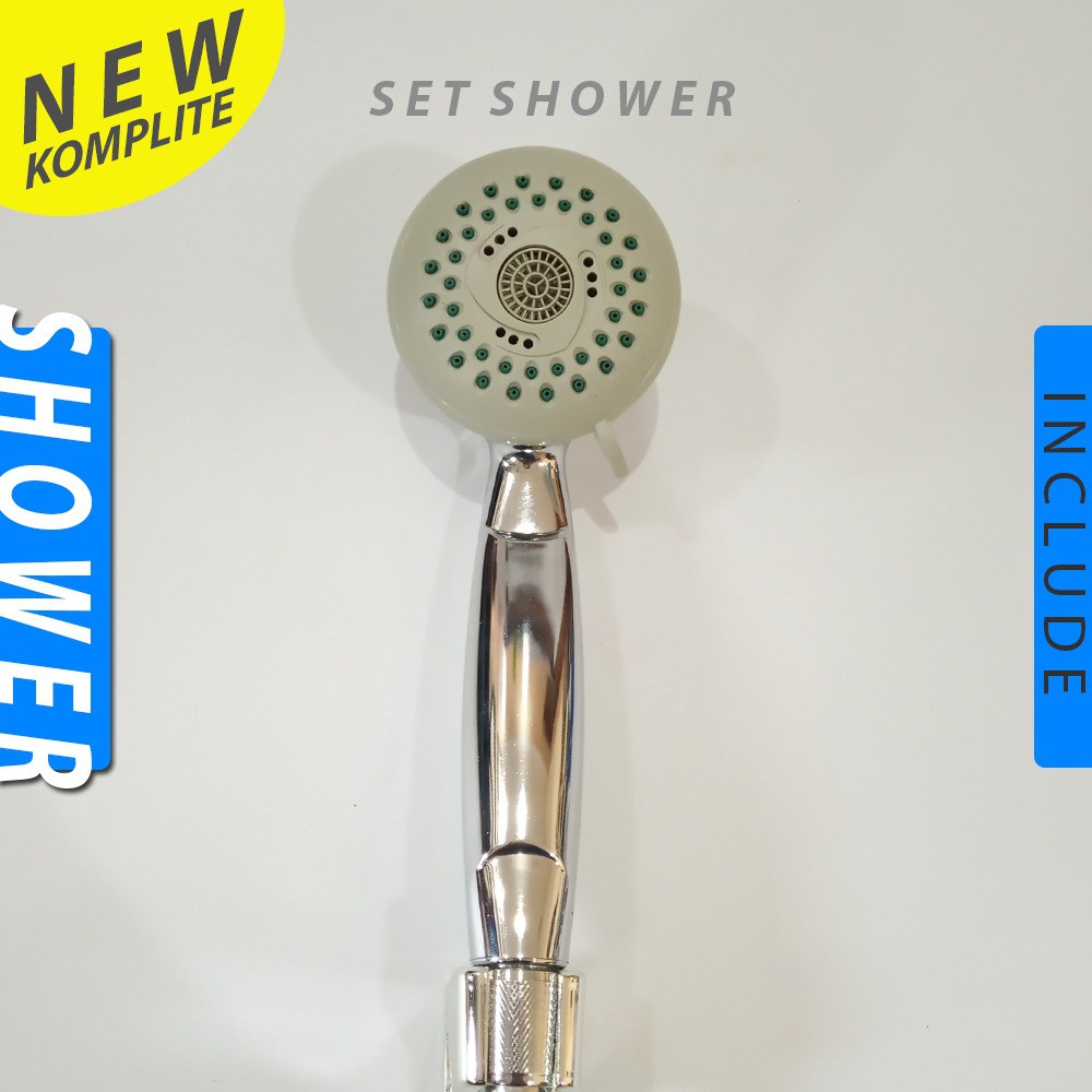 Paket Shower kamar Mandi Hemat Air Murah Hand Shower Turbo Semprotan AIR HandShower Murah