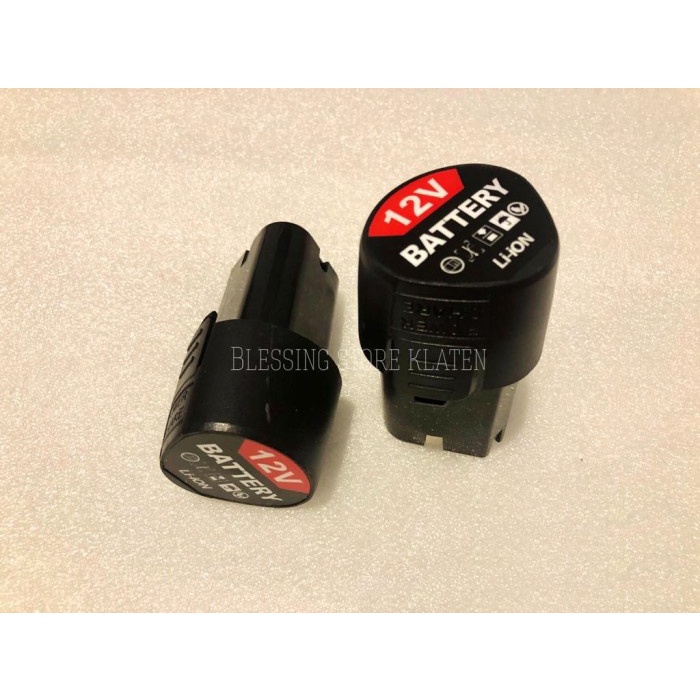 BATERAI BOR CORDLESS 12 VOLT / BATERAI 12 VOLT / BATTERY 12 VOLT