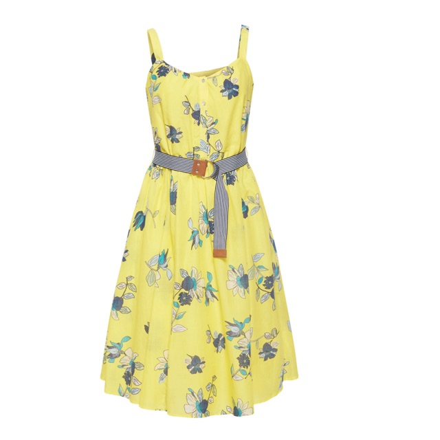 Dress Esprit Woven yellow Original