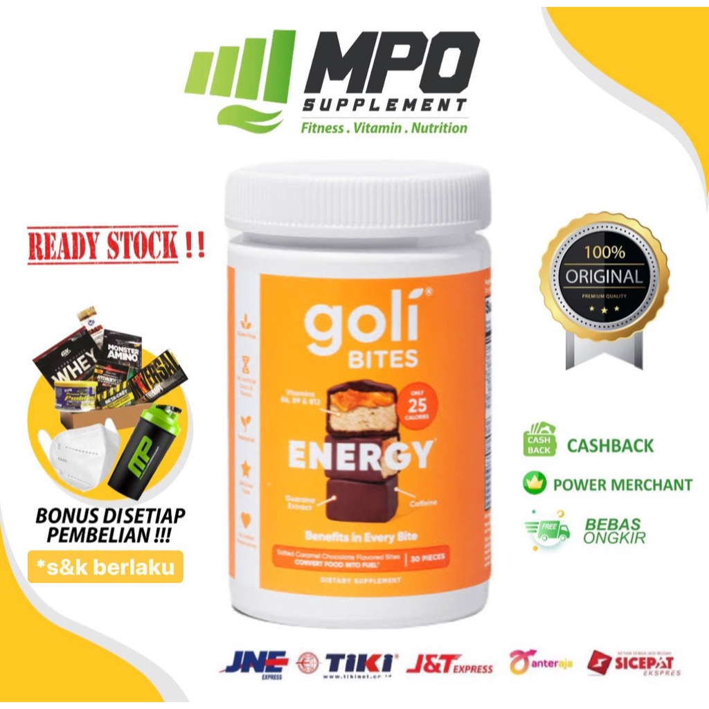 Goli Nutrition Energy Bites (30 pieces) Goli Energy Bite Chocolate Goli Energy Bites (30 pieces) Gol