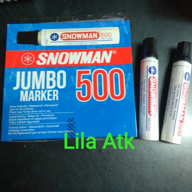 

Spidol Snowman Jumbo Marker 500