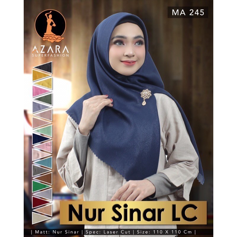 NUR SHINAR LASER / JILBAB GLAMOUR / SEGIEMPAT SHINAR