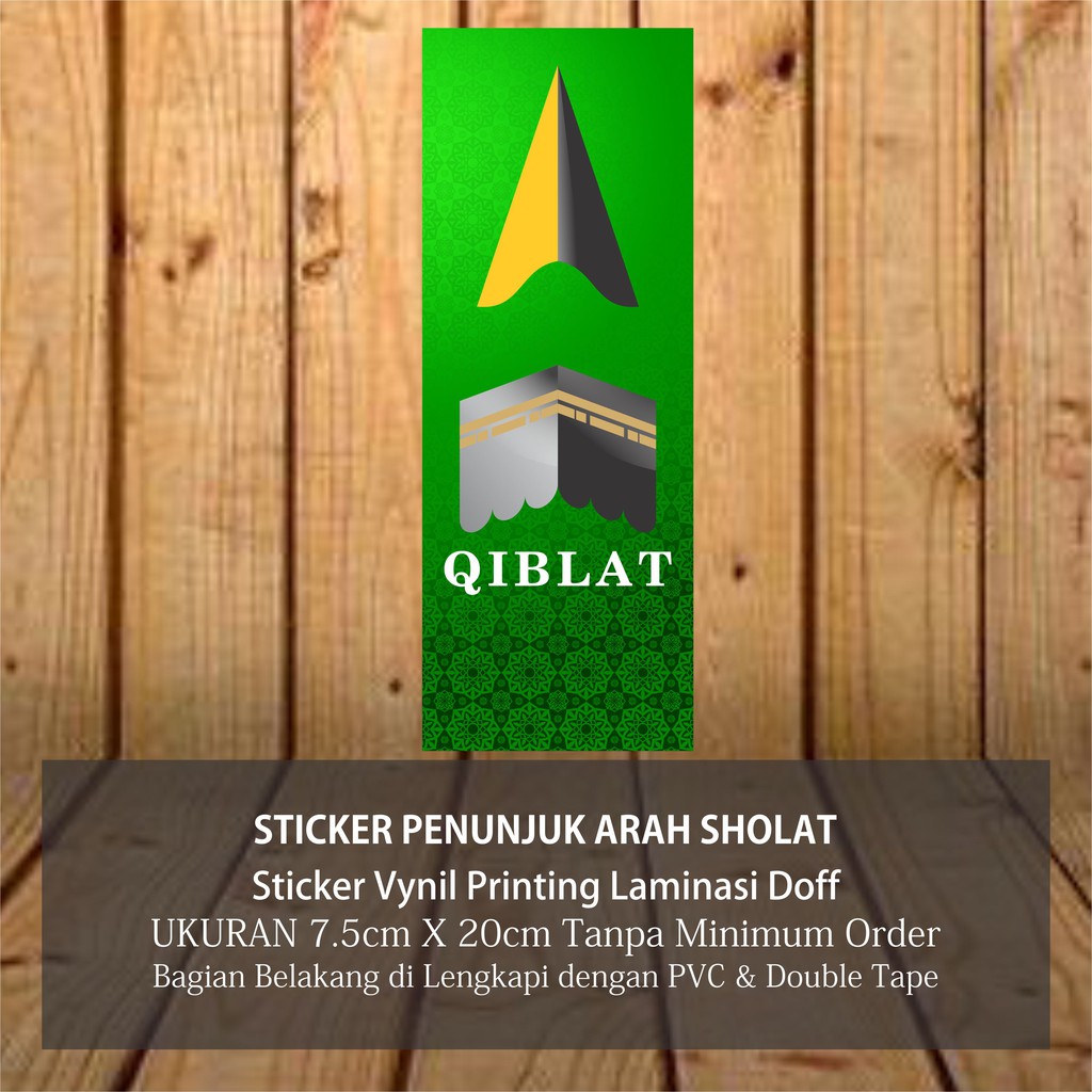 

Sticker Print Penunjuk Arah Kiblat