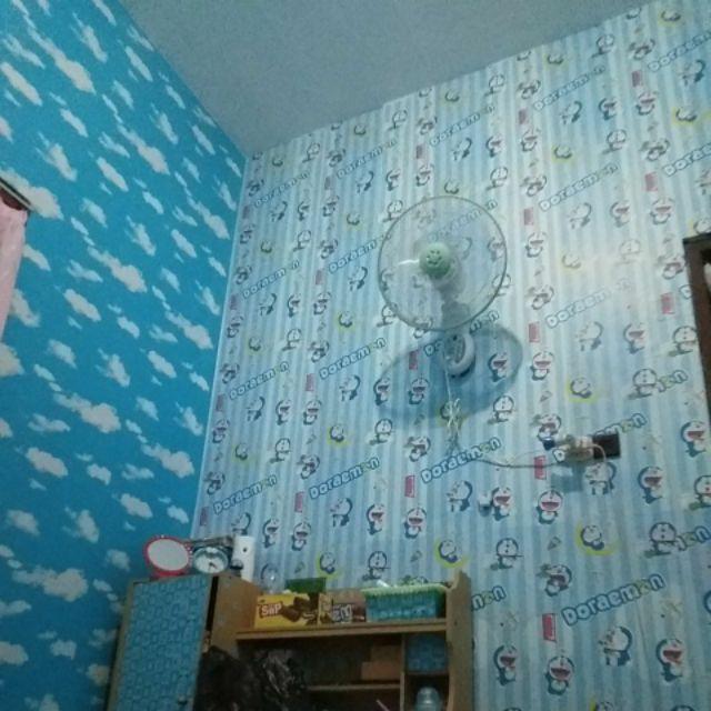 Wallpaper Dinding Bunga Embos Gold Elegant / Wallpaper Dinding Embossed Gold