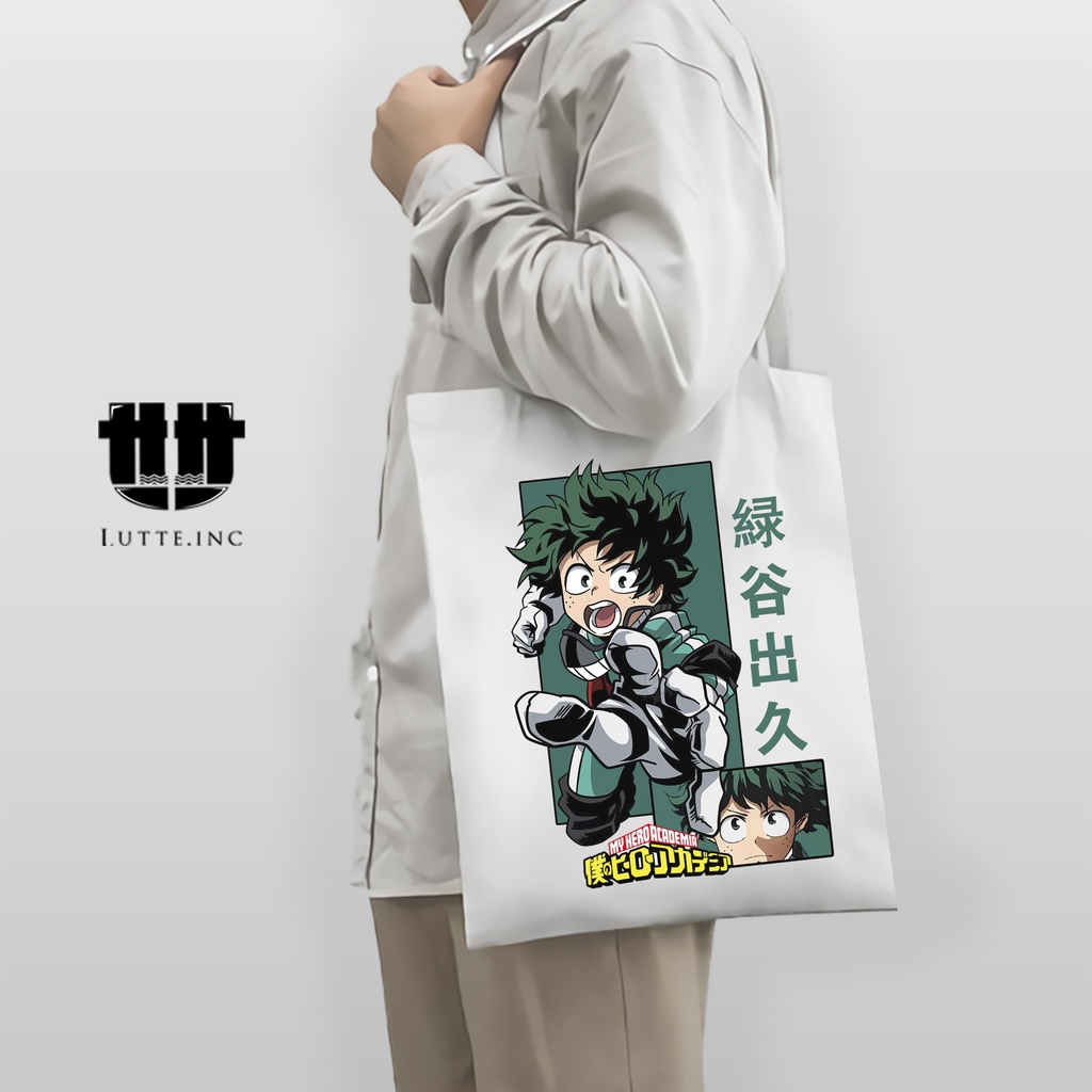 Tote bag Anime My Hero Academia Totebag Kanvas Premium Tas Tote