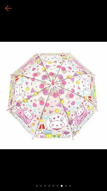 Payung Karakter Anak + Peluit 4 Sisi Kaca Umberella / Payung Anak