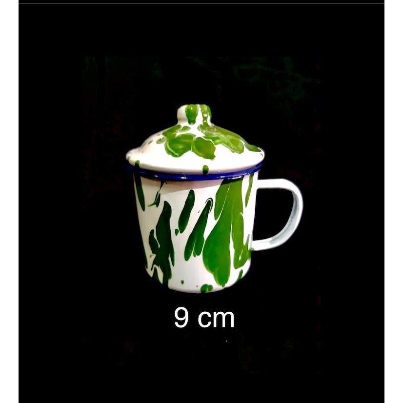 Mug Enamel Blirik 9 cm rrt/ mug enamel jadul / gelas blirik