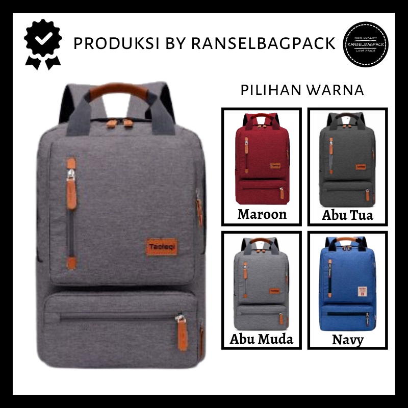 COD Tas Ransel Laptop empuk Tas backpack Jinjing Sekolah Kantor Seminar Original