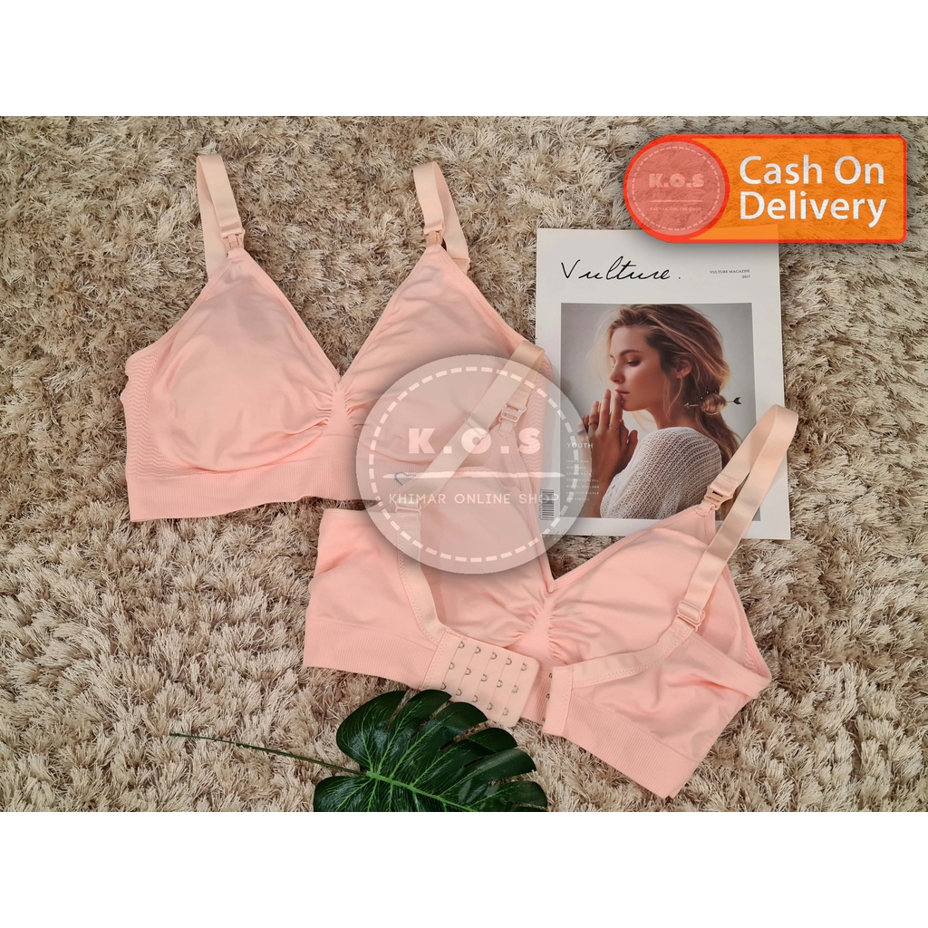 Bra spotbra bahan rajut tanpa kawat size m,l,xl,xxl