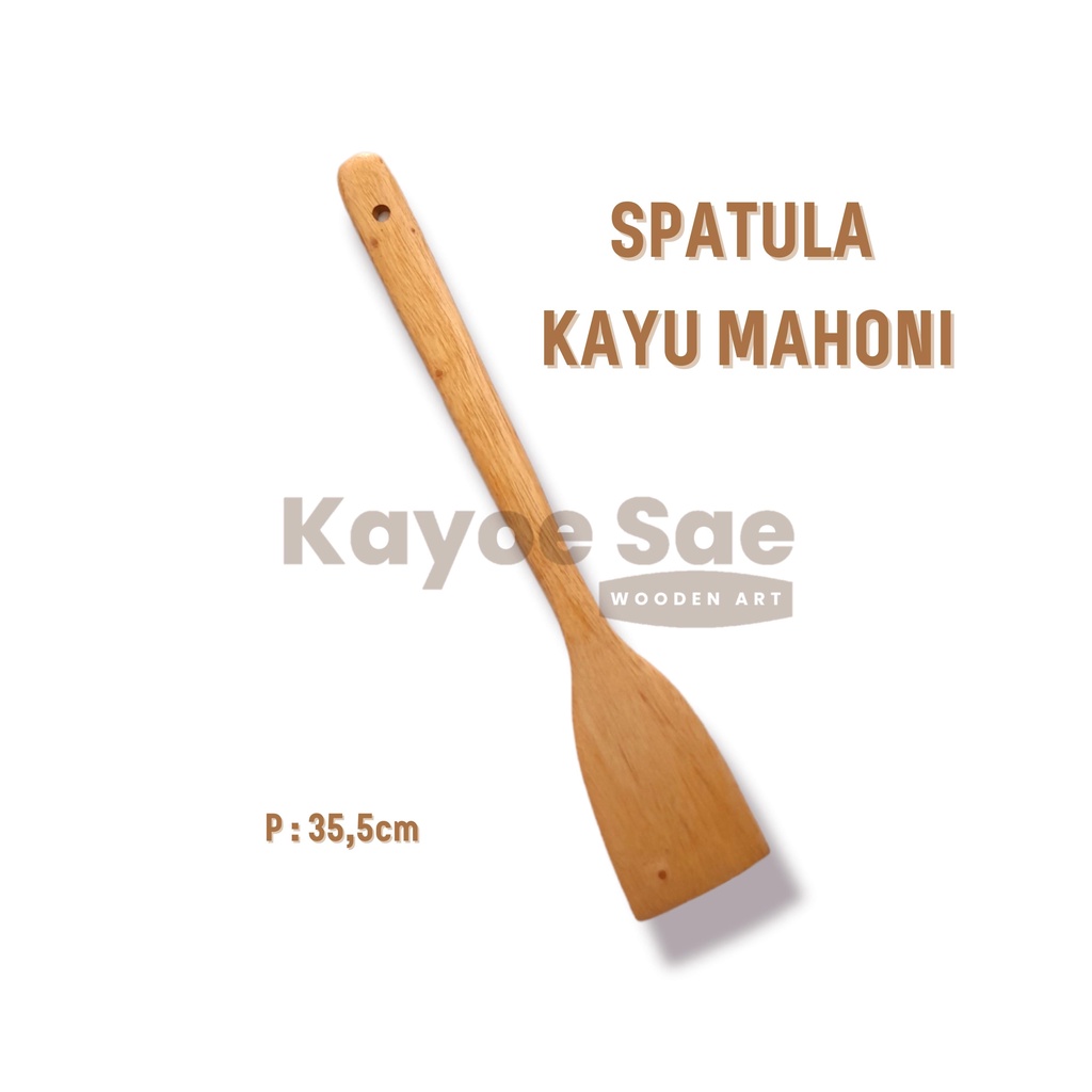 SPATULA KAYU BESAR/ SPATULA KAYU / SUTIL KAYU MAHONI / SPATULA BESAR