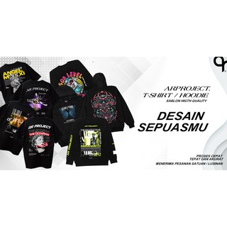 Kaos Custom Sablon DTF DTG Premium Full Collor 3D Kaos Custom Sablon DTF DTG Premium Full Collor 3D