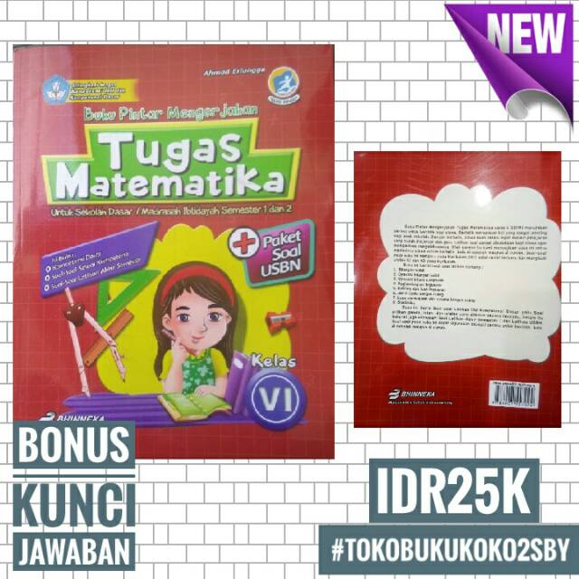 BUKU SOAL TUGAS MATEMATIKA KELAS 6 SD