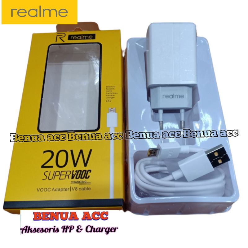 Charger Realme 3 pro 20Watt VOOC Micro USB Original