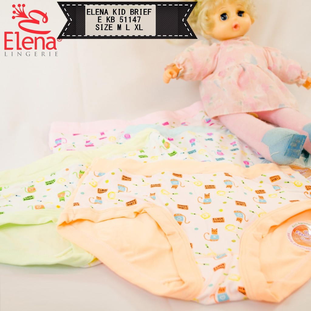 CD Celana Dalam Segitiga Super Soft Lembut Anak Perempuan Cewek Elena 51161, 51152, 51153, 51144, 51146, 51147