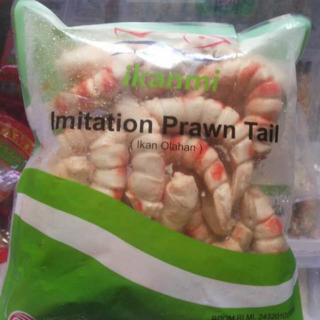 

Ikanmi imination prawn tail 450gr shrimp tail ikan olahan bentuk udang