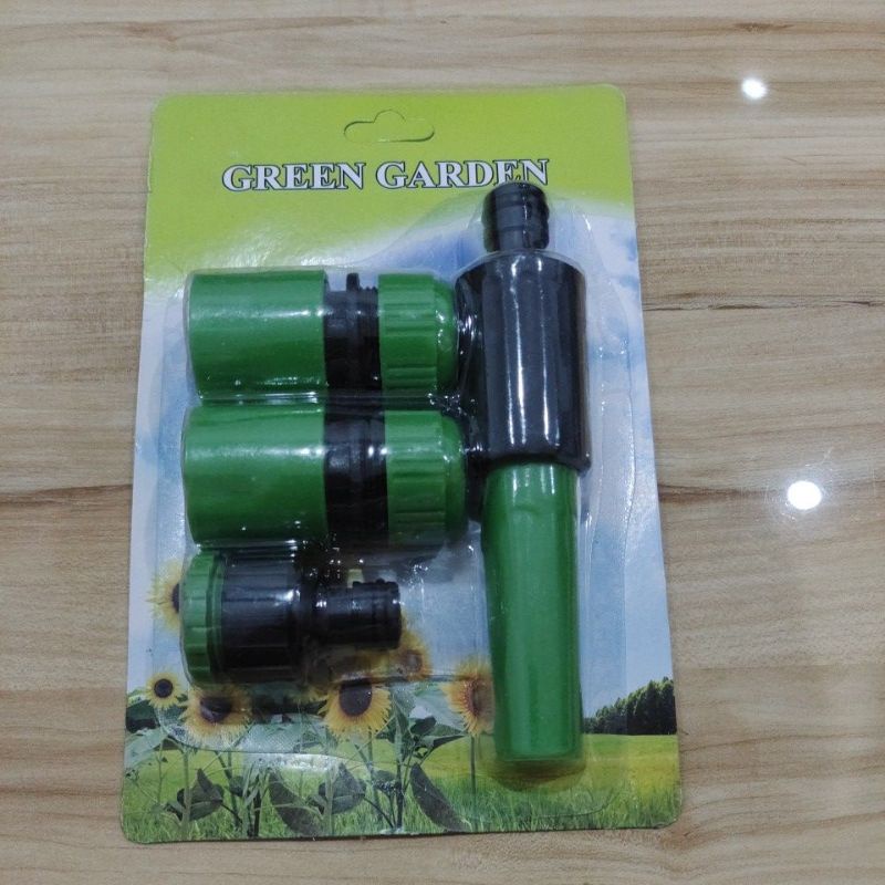 semprotan air set 4pcs green garden / semprotan air plastik green garden