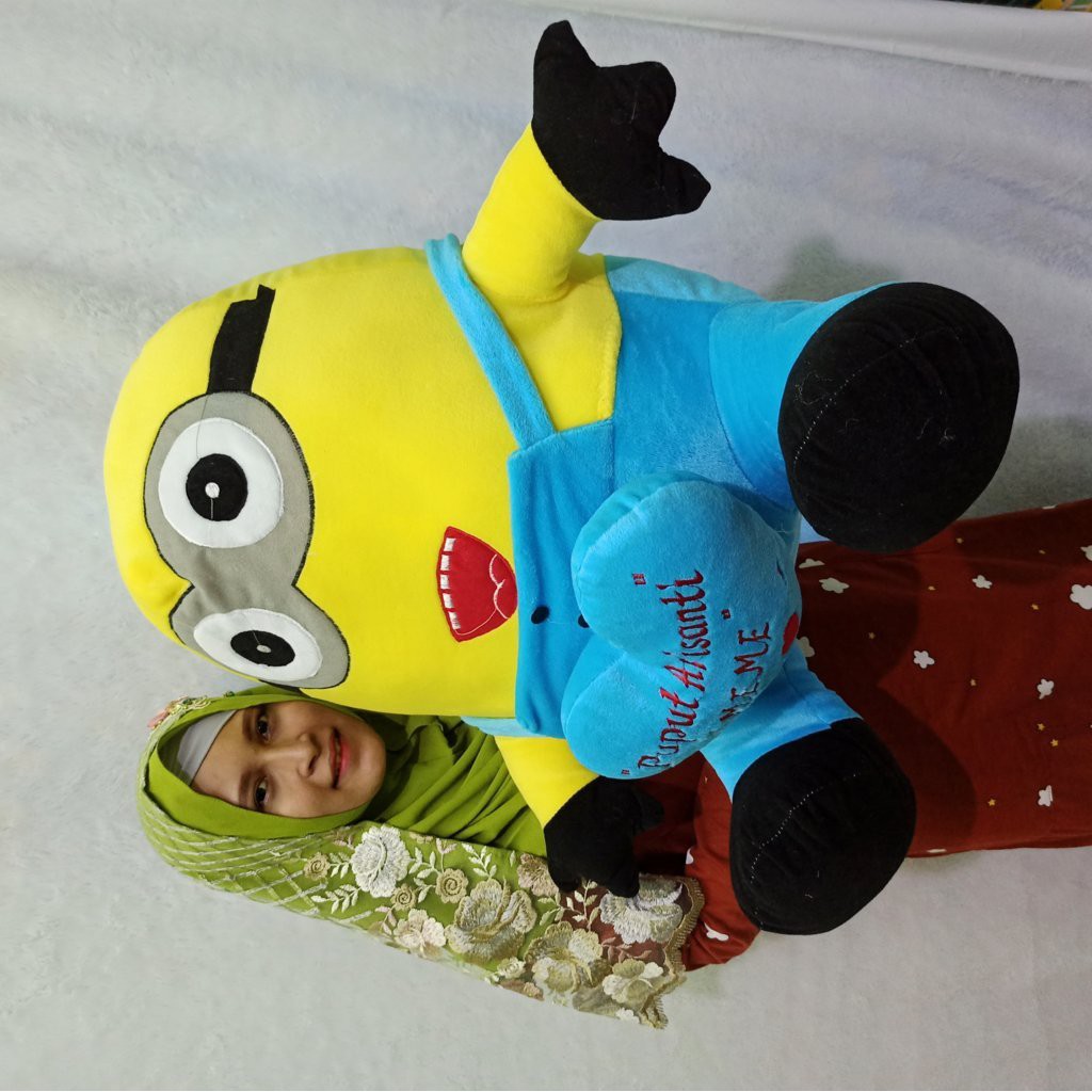 TERMURAH boneka Minion jumbo, bisa ukir nama dan photo