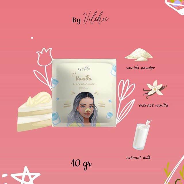 (FREE GIFT) MASKER KOMEDO GELATIN By VILCHIC 10GR