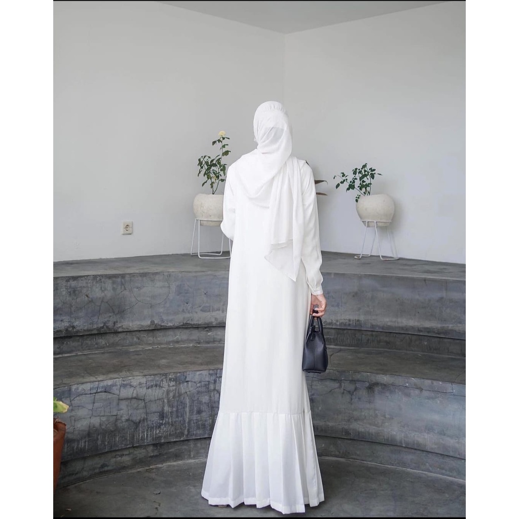 HD16:[BISA COD] [ NAGITA DRESS][GAMIS WANITA LEBARAN ORI 2023 ][GAMIS PUTIH POLOS ORI  BROKEN WHITE TERLARIS]GAMIS MODERN, ELEGANT] [DRESS PUTIH  POLOS] [GAMIS TER HITS,STYLISH ][GAMIS muslim terbaru] [BAHAN SHAKILA PREMIUM]SIZE S,M,L,XL